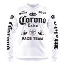 Jersey de motocross y camiseta deportiva de manga larga con cuello redondo y estampado en el pecho y las mangas para conducir una moto 1