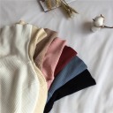 Jersey de punto de cuello alto para mujer G203 2
