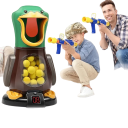 Jeu d'enfants de tir sur canard Tir sur cible en forme de canard avec pistolet à billes Canard affamé 2