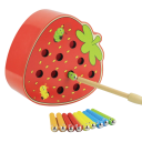 Jeu de capture de chenilles dans les fruits 2