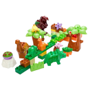 Jeu de construction avec des dinosaures pour petits enfants 43 pièces Grandes briques de construction Dinopark Jouet créatif pour enfants Développement de la motricité fine et de l'imagination 2