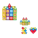 Jeu de construction éducatif magnétique 28 pièces 2