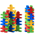 Jeu de construction équilibrant éducatif en bois 16 pièces 1