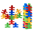 Jeu de construction équilibrant éducatif en bois 16 pièces 3