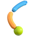 Jeu de construction magnétique avec boîte 53 pièces 3
