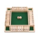 Jeu de dés pour 4 joueurs Jeu de société avec les chiffres 1–10 Jeu éducatif pour enfants Jeu de société mathématique Entraînement 4
