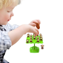 Jeu de société interactif pour parents et enfants Singes équilibrants sur l'arbre Dés, singes et socle de base inclus Jeu familial amusant 6