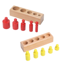 Jeu en bois d'insertion de figurines 3