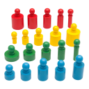 Jeu en bois d'insertion de figurines 4