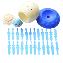 Jeu interactif de pingouin figurine sautante Jeu de société familial pour enfants Développement de la pensée Réflexes et tension Amusement 2