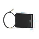 JKBMS 3,2 palce LCD displej pro smart BMS monitorování SOC napětí i proudu 100 x 62 x 12 mm kabel 500 mm černý pro solární úložiště 3