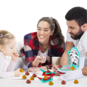 Joc de toaletă 17.5 x 13.5 x 24 cm Hăcuirea căcărilor cu catapultă Joc de masă distractiv pentru 2+ jucători Glumă de familie 5