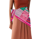 Jogo geométrico de quadrados lenço quadrado tendência de moda feminina lenço multifuncional para cabeça, pescoço e corpo acessório estiloso 8