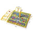 Jogo magnético com carrinhos Jogo de madeira para crianças com caneta magnética Conjunto de cartões de jogo e carrinhos Jogo lógico divertido 2