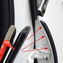 Joint en caoutchouc pour porte de voiture 2 pcs 1