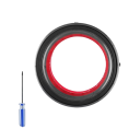 Joint supérieur rigide pour récipient à poussière pour Dyson V10 SV12 11,6 x 11,6 cm avec tournevis, pièce de rechange pour une collecte efficace 1