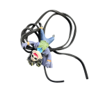 Joker Car Pendant on Leather Cord Stylish Hanging Decoration for Rear-View Mirror Original Interior Accessory for Comic Book Lovers 3