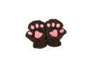 Jolies gants en peluche pour femmes sans doigts 8