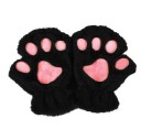 Jolies gants en peluche pour femmes sans doigts 4