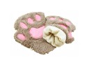 Jolies gants en peluche pour femmes sans doigts 3