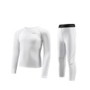 Jongens sportset Compressie T-shirt met lange mouwen en legging O-hals Functionele trainingsset 7