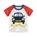 Jongens T-shirt met auto 1