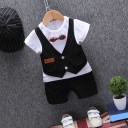 Jongens T-shirt met vest en short L1141 4