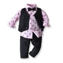 Jongensoverhemd, vest en broek L1585 10