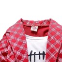 Jongensset - T-shirt met jas en broek J2539 2