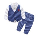 Jongensshirt, vest, broek L1577 5