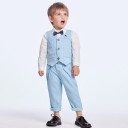 Jongensvest, shirt en broek B1320 1