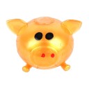 Jouet anti-stress cochon doré 1