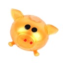 Jouet anti-stress cochon doré 2
