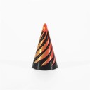 Jouet antistress en spirale imprimé en 3D 3,8 x 6,4 cm cône design Décoration faite à la main Jouet interactif Cadeau original 1