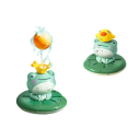 Jouet de bain pour enfants 10,5 x 11 x 10,5 cm Pulvérisateur de grenouille flottant rotatif 6 pcs Jouet de douche aquatique 9