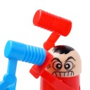 Jouet de jeu de combat avec boutons 9,5 x 12,8 x 3,8 cm Jeu de réflexes rapide pour enfants Jouet interactif à boutons Développement de l'observation et de la compétitivité 3