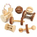 Jouet en bois pour rongeurs 4