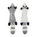 Jouet en peluche à couiner pour chiens 45 cm Raton laveur sans rembourrage Jouet interactif résistant Jouet à couiner à mâcher Jouet doux pour chiens 2