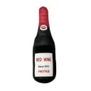 Jouet en peluche qui couine pour chiens 24 cm Jouet en forme de bouteille d'alcool Jouet en peluche doux avec son Jouet interactif 3