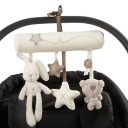 Jouet en peluche suspendu - Lapin, ours et étoiles 1