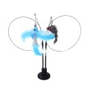 Jouet interactif pour chats avec plumes 13