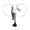 Jouet interactif pour chats avec plumes 14