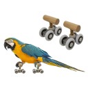 Jouet pour oiseaux - patins à roulettes 2