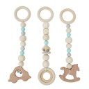 Jouet suspendu en bois 3 pièces 4