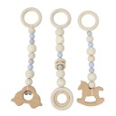 Jouet suspendu en bois 3 pièces 5