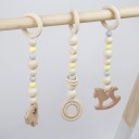Jouet suspendu en bois 3 pièces 3