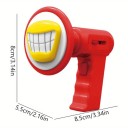 Jouet vocal pour enfants 8,5 x 5,5 x 8 cm Changeur de voix avec 6 effets sonores Haut-parleur interactif pour le divertissement des enfants 5