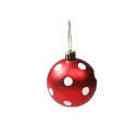 Joulupallo punainen 6 cm 6 kpl 4