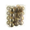 Joulupallot kultaa 24 kpl 4