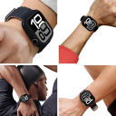 Joustava silikoninen kotelo Apple Watch 46 mm Series 10 11 Iskunkestävä pehmeä suojakuori iWatch Tyylikäs silikonibumper 28